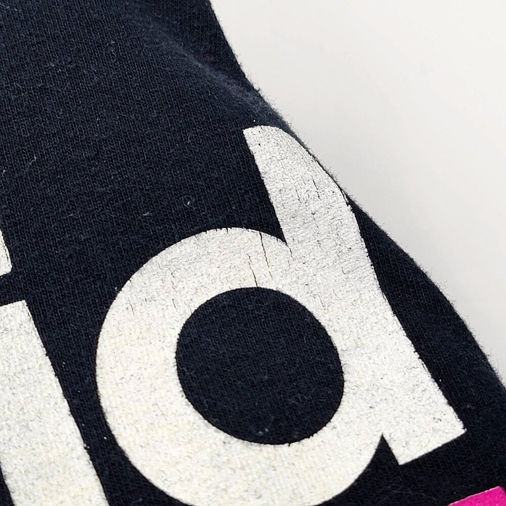 Polaroid Long Sleeve Graphic Tee With Rainbow Stripes On Back & Sleeves - 4X - Picture 10 of 16
